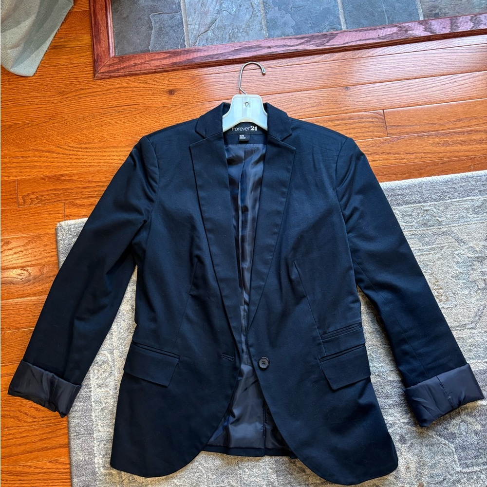Forever 21 Navy Blue Blazer